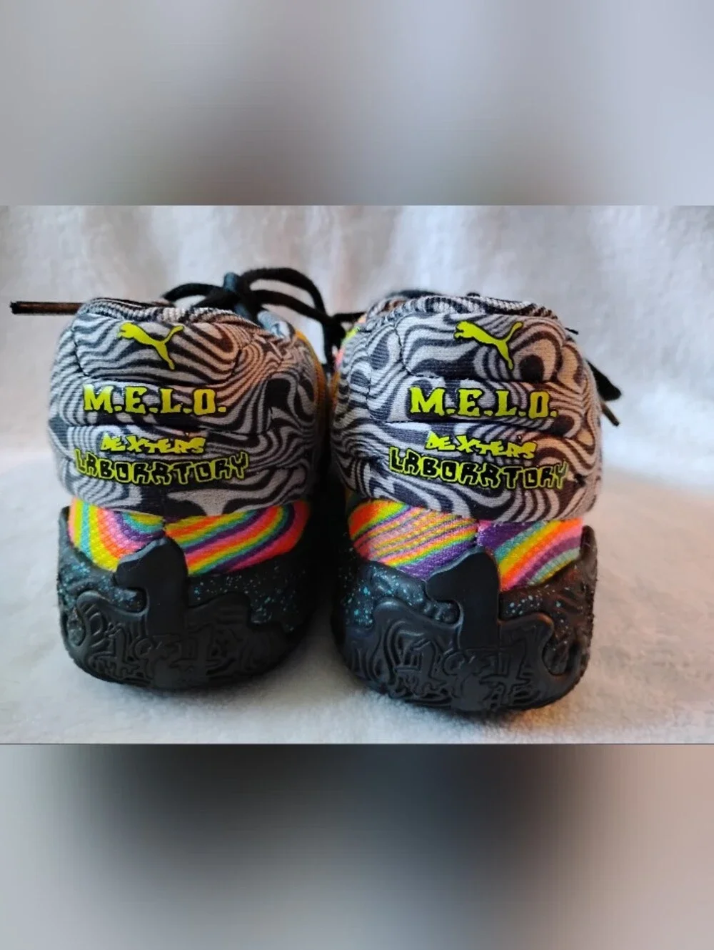 Puma Melo MB.03 Dexter's Lab Boys Basketball Shoes - Picture 6 of 9